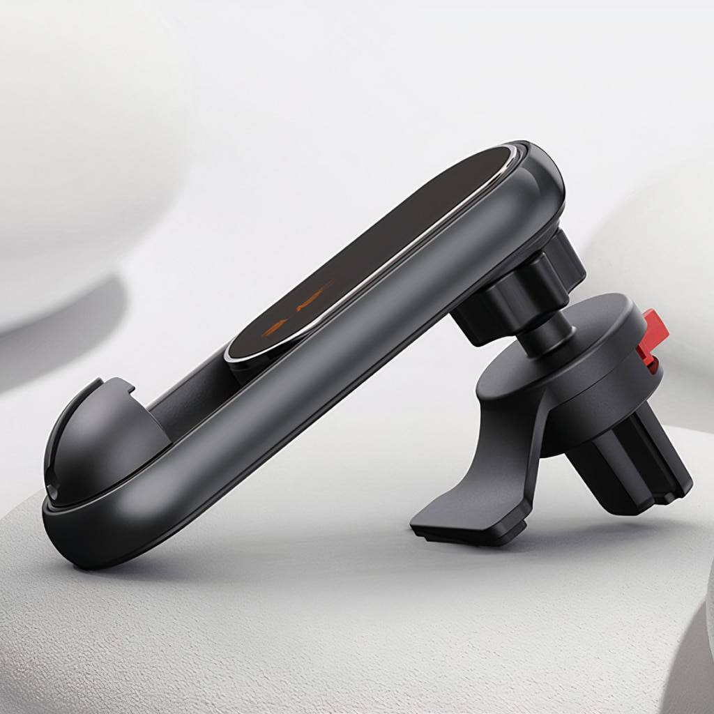 Sleek Magnetic Charge Phone Holder Car Safety