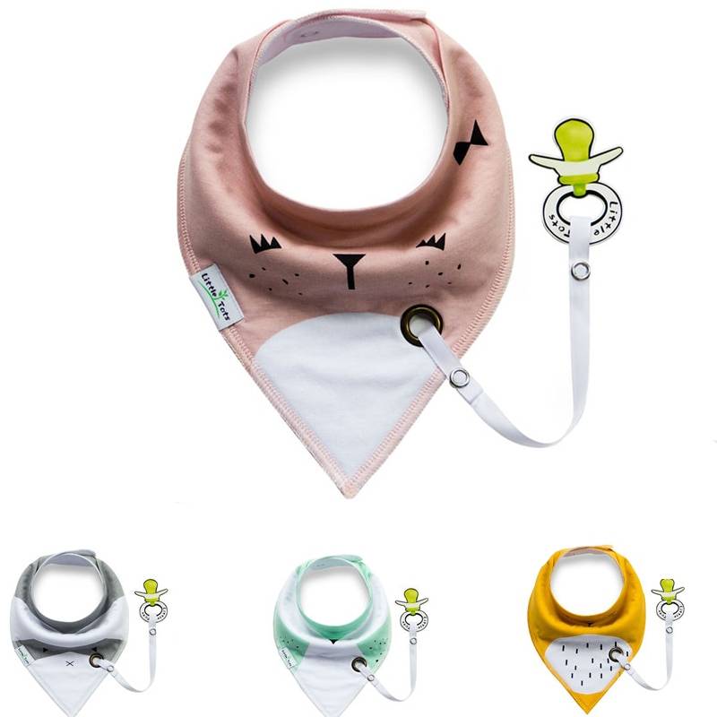 Cotton Baby Bibs with Pacifier Holder Best Sellers Feeding cb5feb1b7314637725a2e7: Beige|Gray|Green|Pink|Yellow