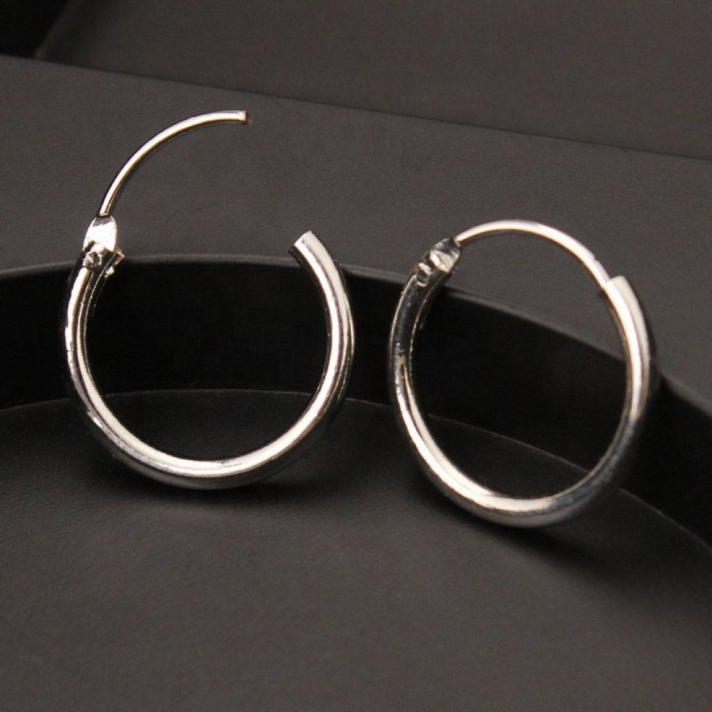 Metal Hoop Earrings Jewelry