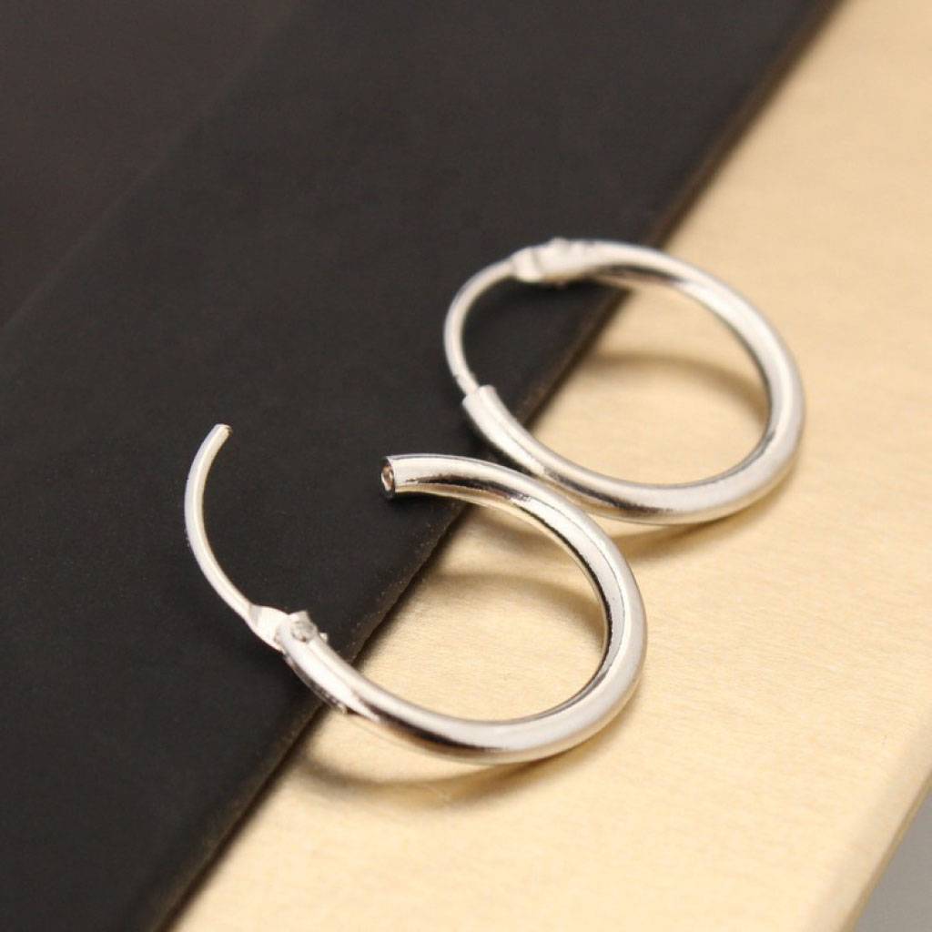 Metal Hoop Earrings Jewelry