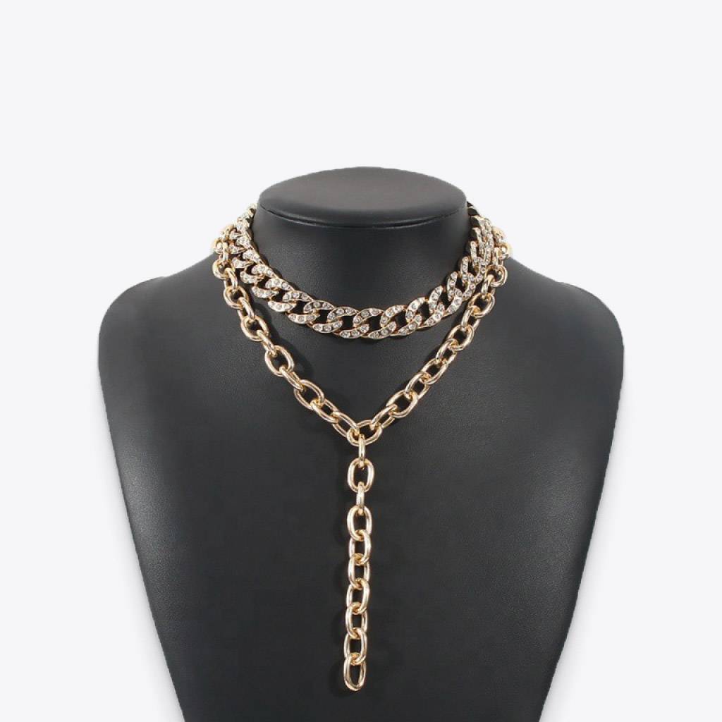 Y-shaped Chain Necklace Jewelry