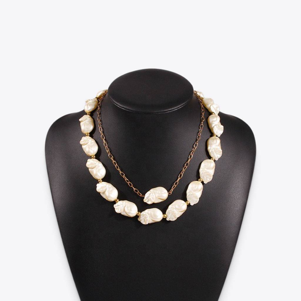 Irregular Pearl Necklace Jewelry