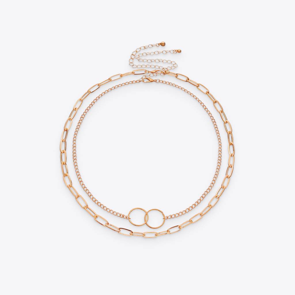 Multilayered Interlocking Necklace Jewelry