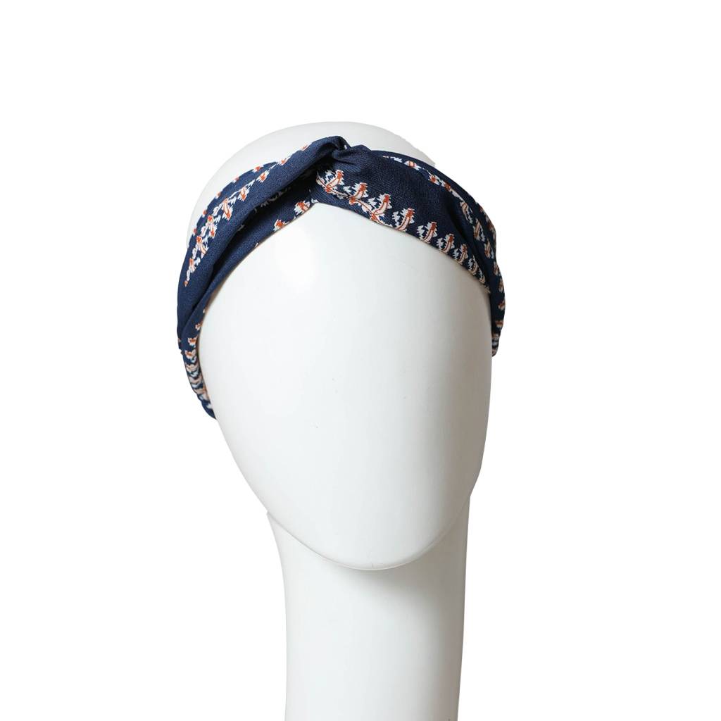 Bohemian Stitch Print Twist Headwrap Fashion Hats & Hair Accessories