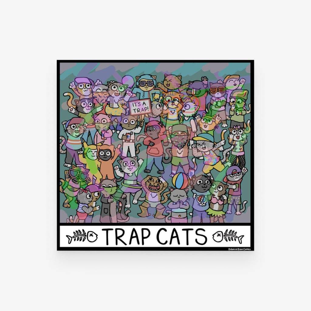Trap Cats Dance Party Magnet Interior Accessories