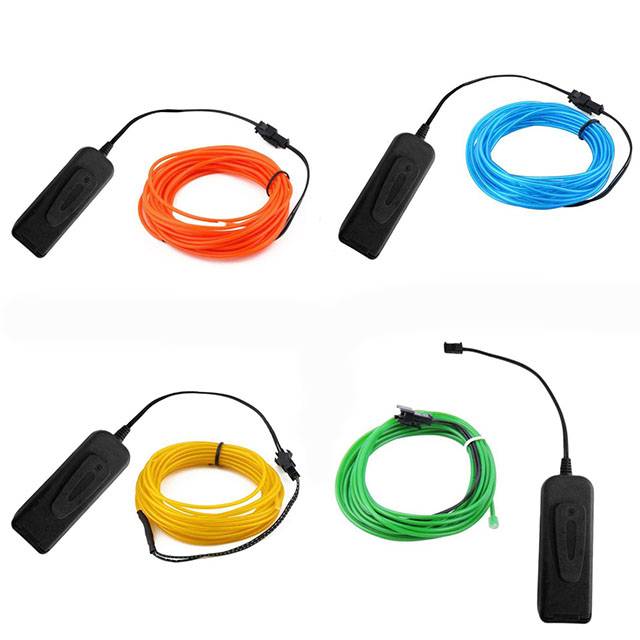 Neon Glow Cable Car Electronics New Arrivals 8c52684db8f49511e9b444: 3 Blue Cables|3 Green Cables|3 Red Cables|3 Yellow Cables