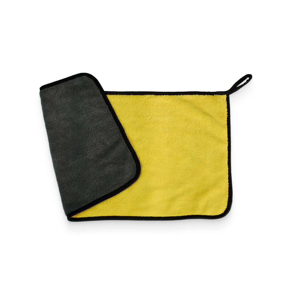 Absorbent Yellow Velvet Towel Car Wash & Maintenance