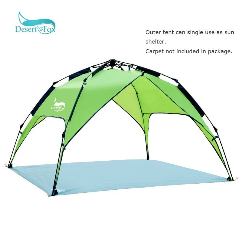 Desert&Fox Automatic Tent 3-4 Person Camping Tent,Easy Instant Setup Protable Backpacking for Sun Shelter,Travelling,Hiking Sports & Outdoors cb5feb1b7314637725a2e7: 2 way use Blue|2 way use Green|2 way use Olive|3 way use Blue|3 way use Green|3 way use Olive