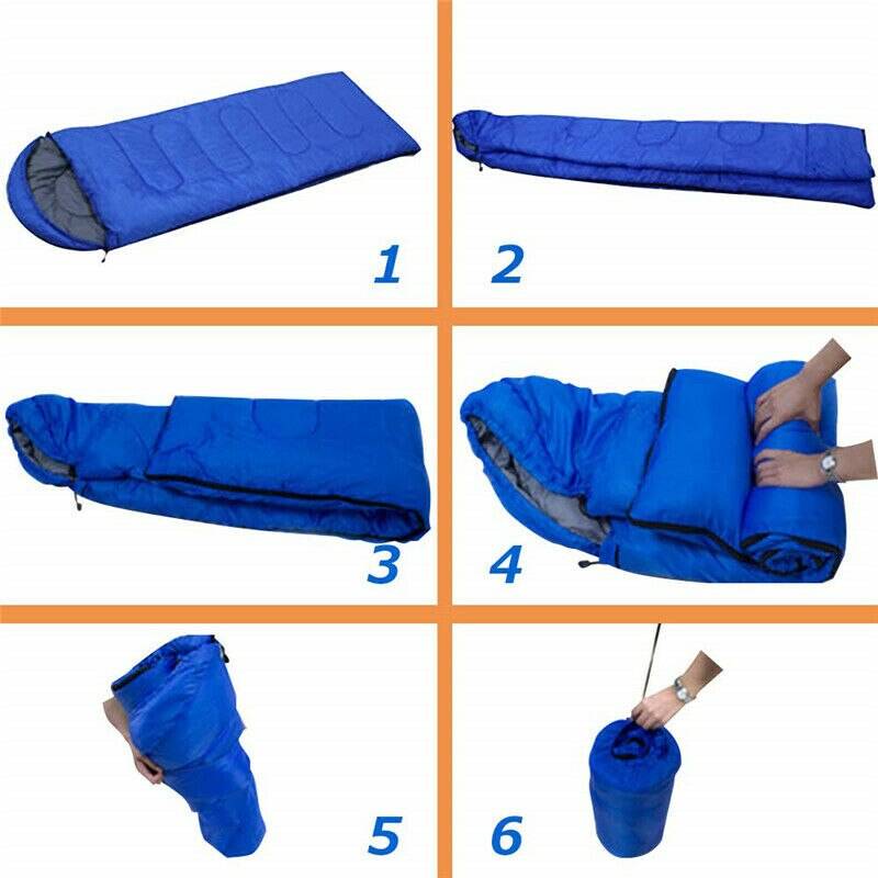 210cmx75cm Multifuntional Envelope Sleeping Bag Warm Hooded Summer Sleeping Bags Outdoor Camping Adult Travel Lazy Sleep Bag Camping & Hiking cb5feb1b7314637725a2e7: Army Green|Blue|Navy Blue|Red