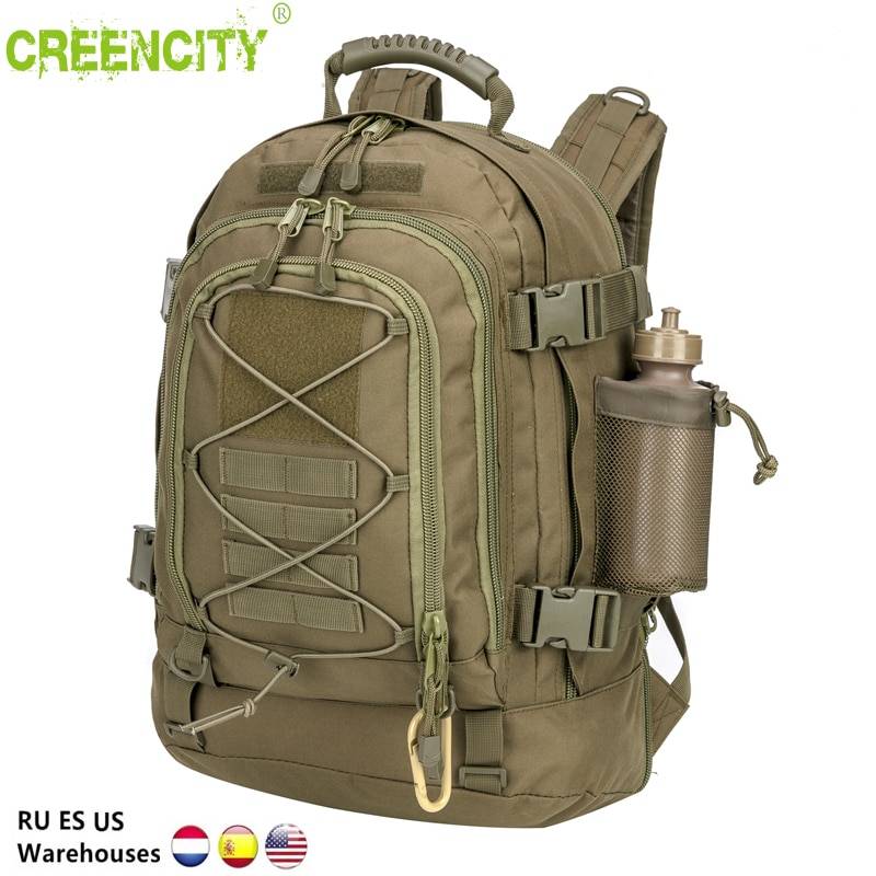 60L Men Military Tactical Backpack Molle Army Hiking Climbing Bag Outdoor Waterproof Sports Travel Bags Camping Hunting Rucksack Camping & Hiking cb5feb1b7314637725a2e7: ACU|Army Green|Black|Black Multicam|Dark Brown Atacs|FG A-TACS|France Camo|Grey|Light Army Green|Light Brown Atacs|MIX Italy camo|Multicam|OCP|OD Green Digital|Pencott Green|Shallow Green|TAN