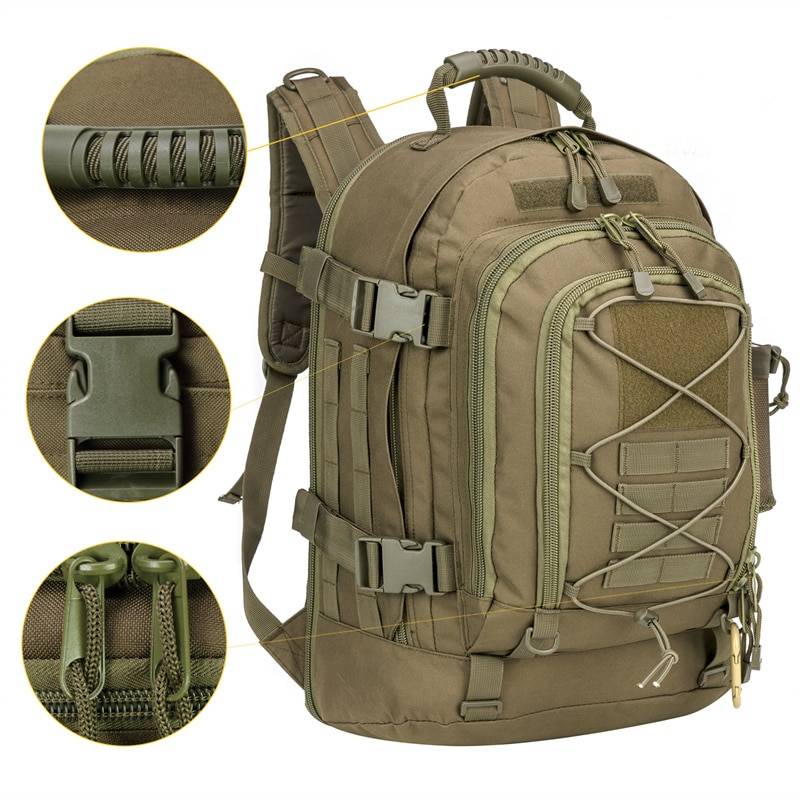 60L Men Military Tactical Backpack Molle Army Hiking Climbing Bag Outdoor Waterproof Sports Travel Bags Camping Hunting Rucksack Camping & Hiking cb5feb1b7314637725a2e7: ACU|Army Green|Black|Black Multicam|Dark Brown Atacs|FG A-TACS|France Camo|Grey|Light Army Green|Light Brown Atacs|MIX Italy camo|Multicam|OCP|OD Green Digital|Pencott Green|Shallow Green|TAN