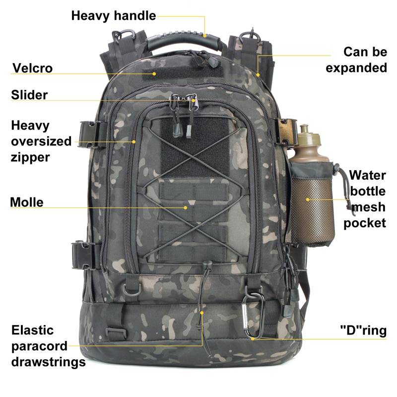 60L Military Tactical Backpack Army Molle Assault Rucksack 3P Outdoor Travel Hiking Rucksacks Camping Hunting Climbing Bags Camping & Hiking cb5feb1b7314637725a2e7: ACU|Army Green|Black|Black Camo|Brown|France Camo|Green Camo|Grey|Lighr Green Grey|Light Green|MIX Italy camo|Multicam|OD Green Digital