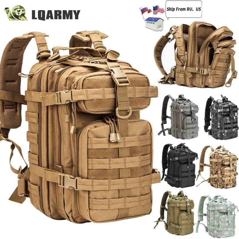 Men Army Military Tactical Backpack 1000D Polyester 30L 3P Softback Outdoor Waterproof Rucksack Hiking Camping Hunting Bags Camping & Hiking cb5feb1b7314637725a2e7: ACU|Army Green|Black|Black Multicam|Camo Green|F-Black|F-Black Multicam|Grey|Multicam|Red|TAN