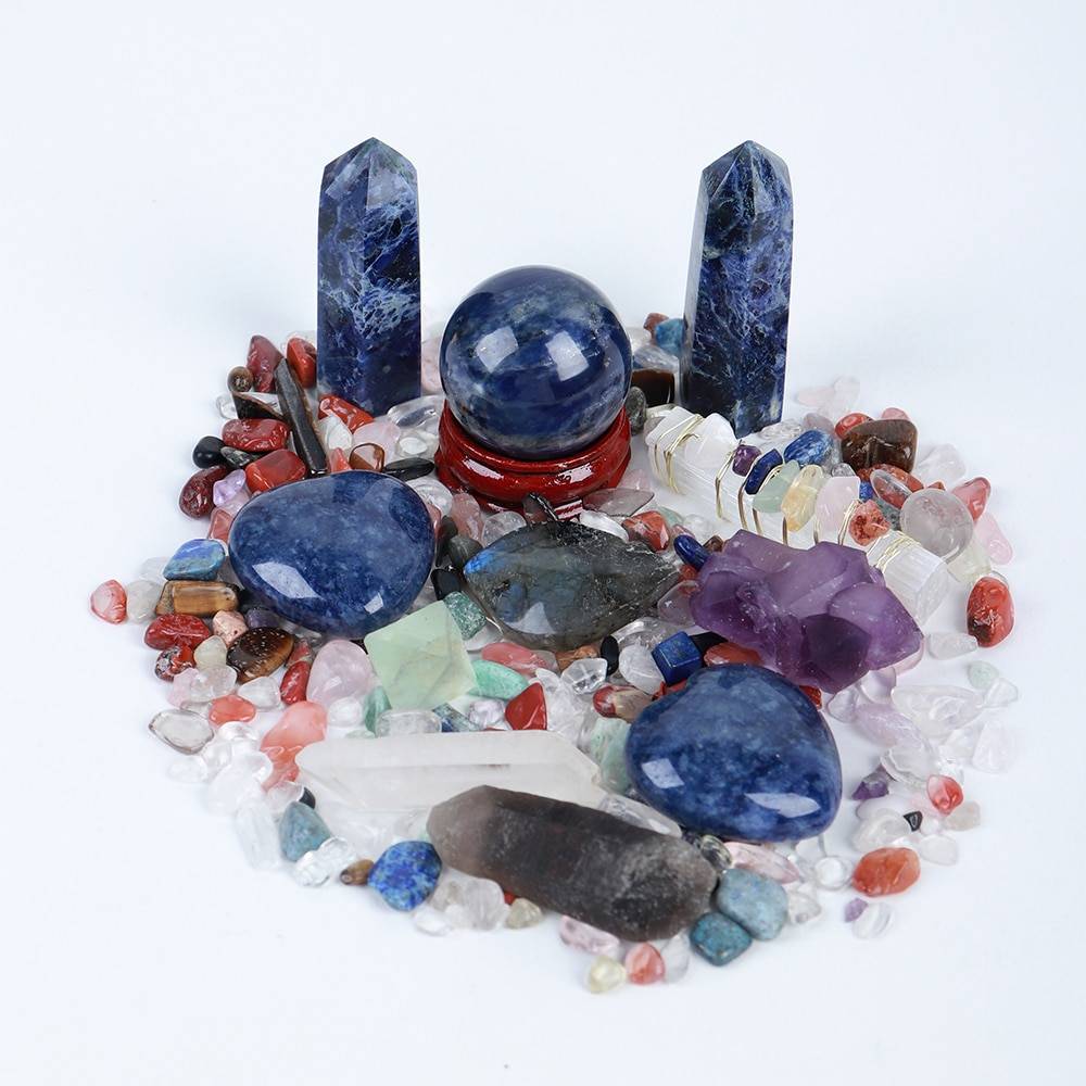 Natural crystal point Healing stone magic wand Chakra Stone Collection Reiki Crystal Crafts with gifts box Home Decor cb5feb1b7314637725a2e7: Amethyst|aventurine|clear quartz|red jasper|rose quartz|sodalite|tiger eye|unakite