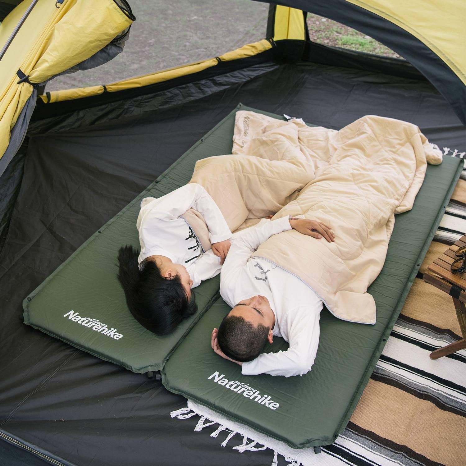 Naturehike Camping Mattress Self-inflating Mattress Mushroom Mats Inflatable Mat Sleeping Pad Air Mat Folding Bed Camping Mat Camping & Hiking cb5feb1b7314637725a2e7: Gray - 200x63x5 cm|Green - 200x63x5 cm|Khaki - 200x63x5 cm