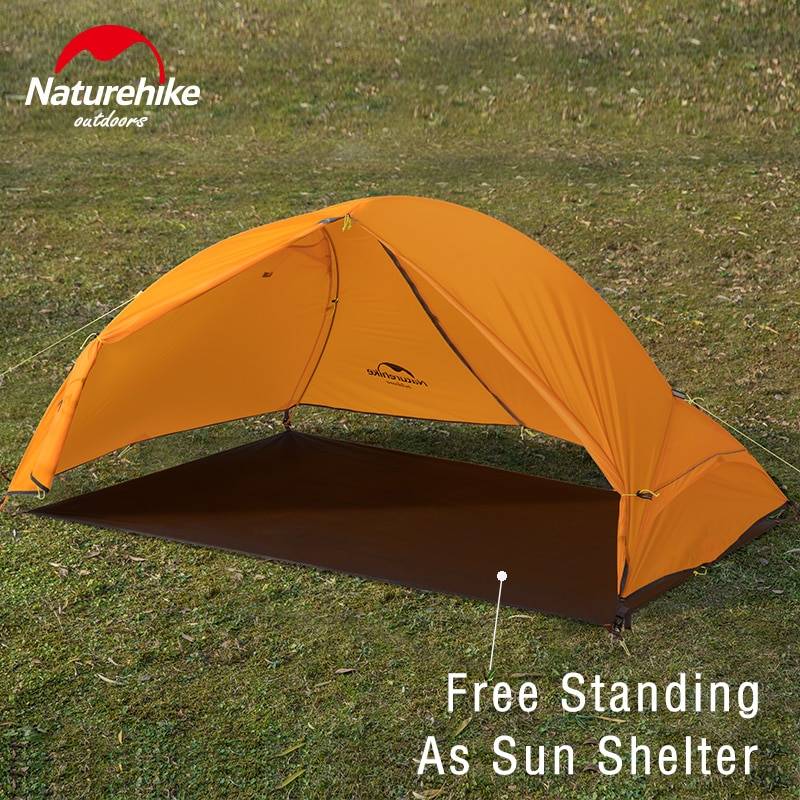 Naturehike Cycling Tent 1 Person Ultralight Backpacking Tent Double Layer Fishing Beach Tent Outdoor Travel Hiking Camping Tent Camping & Hiking cb5feb1b7314637725a2e7: 20D - Green|20D - Nevy|20D - Orange|20D-skirt-Orange|210T - Blue|210T - Purple|210T - Red