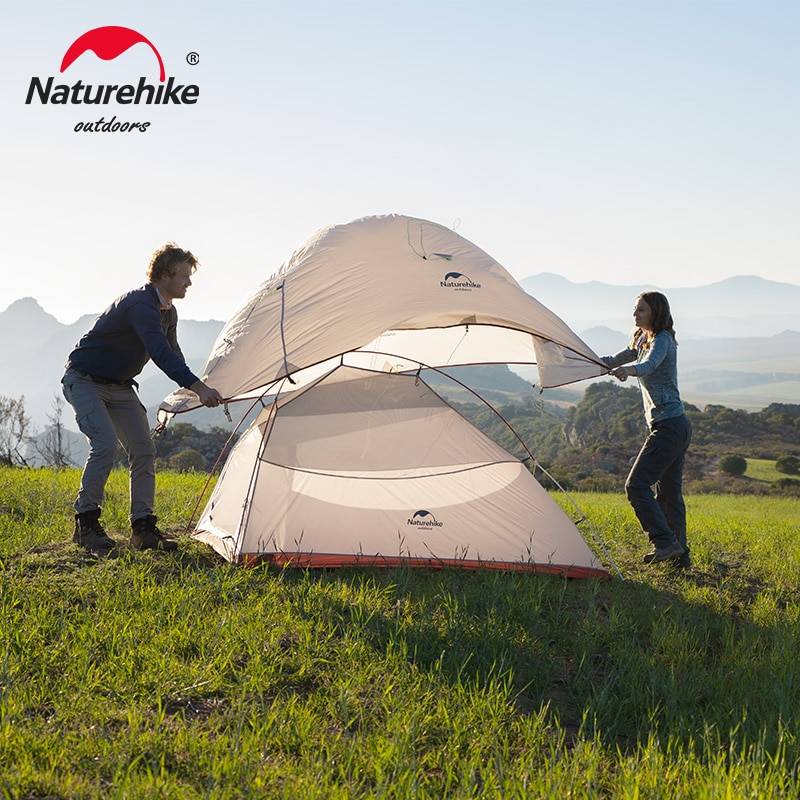 Naturehike Upgraded Cloud Up 2 Ultralight Tent Free Standing 20D Fabric Camping Tents For 2 Person With free Mat NH17T001-T Camping & Hiking cb5feb1b7314637725a2e7: 20D - Blue|20D - Forest Green|20D - Gray|20D - Gray Skirt|20D - Light Green|210T - Green|210T - Orange|210T - Purple|3P-20D-Forest Green