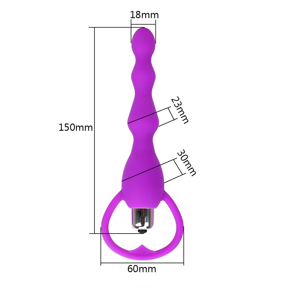 Long Anal Beads Vibrators Adult Products cb5feb1b7314637725a2e7: Black|Blue|Pink|Purple
