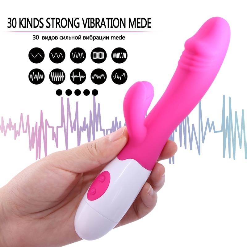 Color Block Design Bunny Vibrator