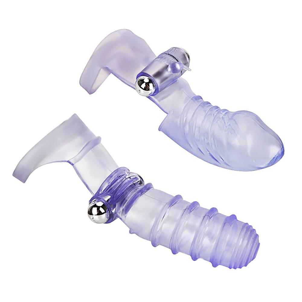 Finger Sleeve Vibrators Adult Products fea2d06800add3f5d13d15: A Type/Purple|B Type/Purple|C Type/Black|D Type/Black