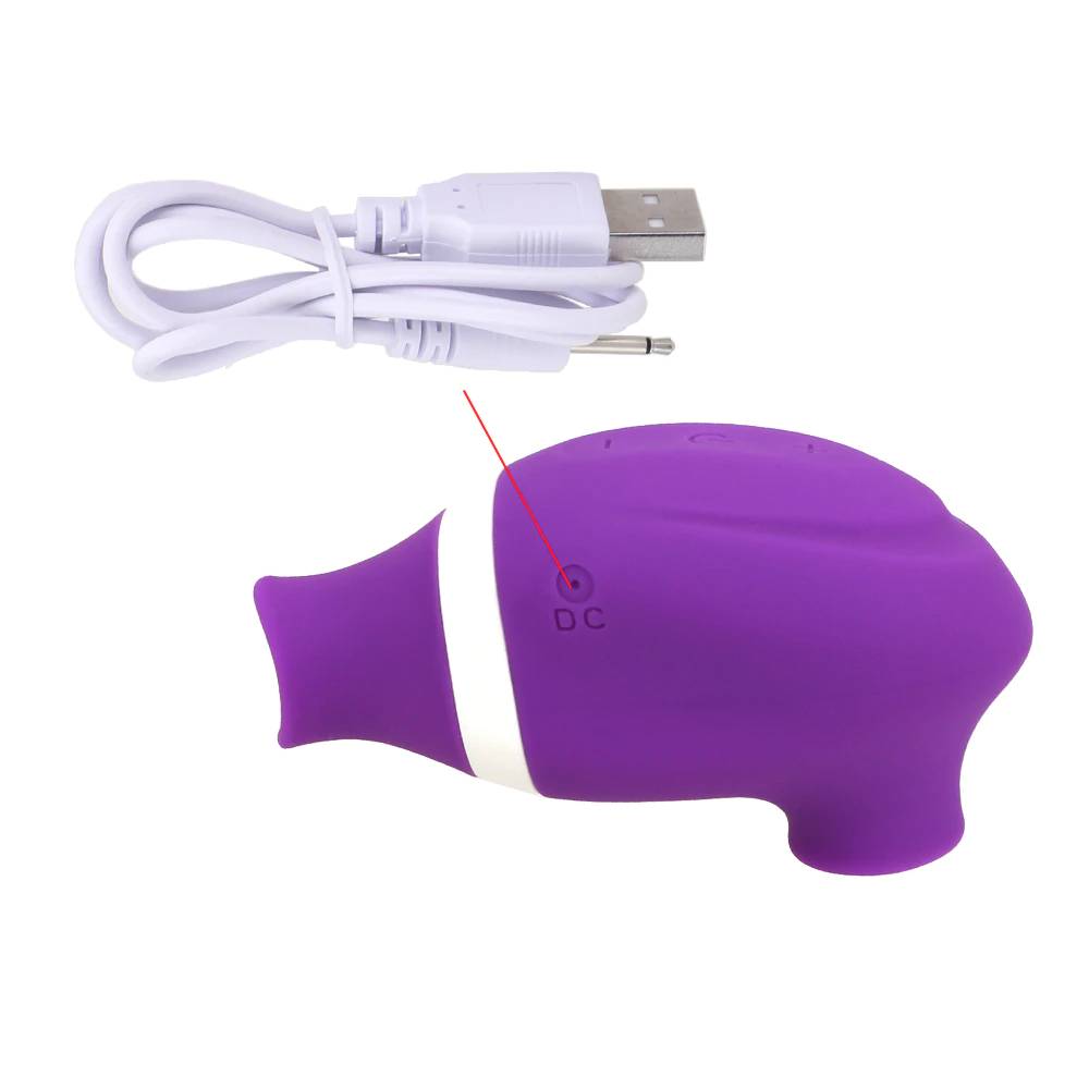 Purple Clitoral Sucking Vibrator for Women