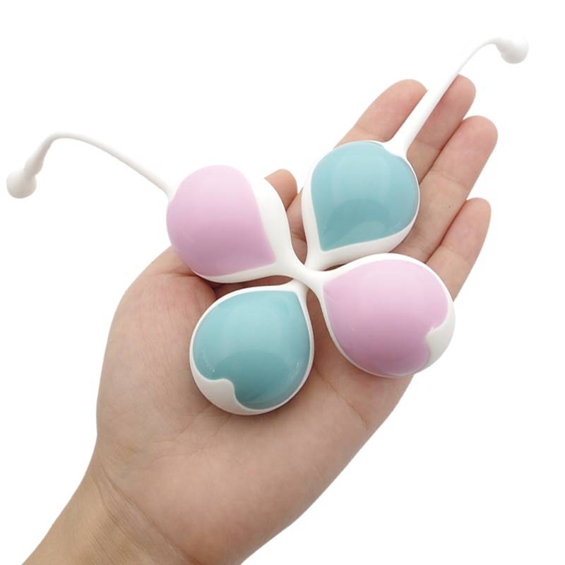 Silicone Kegel Balls for Women Adult Products a1fa27779242b4902f7ae3: 2 Pcs|Blue|Pink