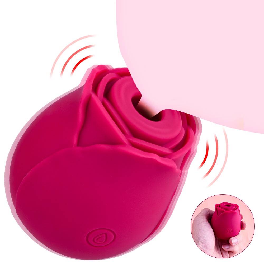 Vaginal Sucking Vibrator in Rose Shape