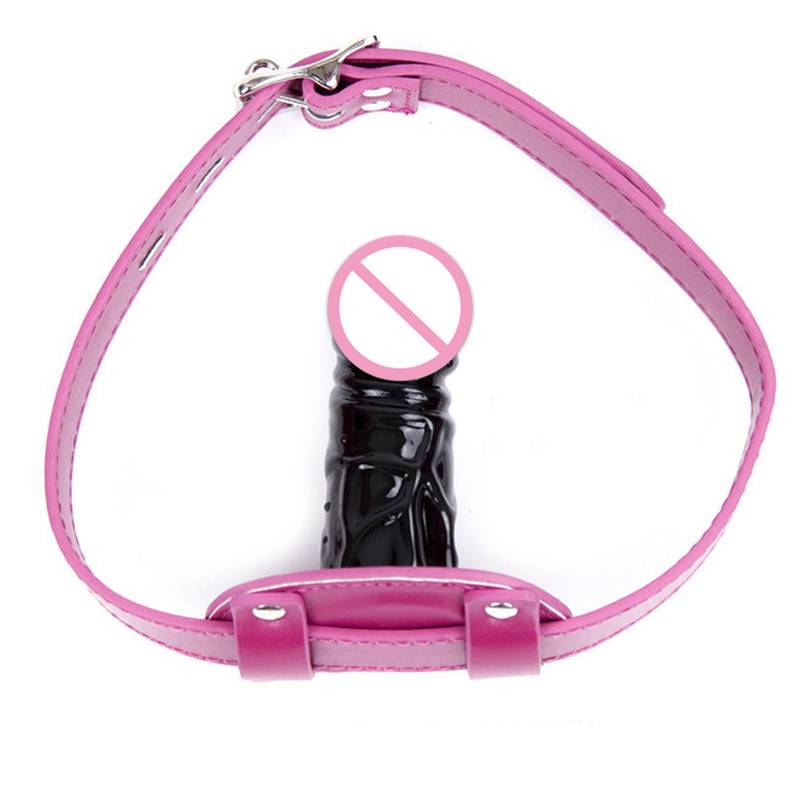 Silicone Dildo in Black and Pink