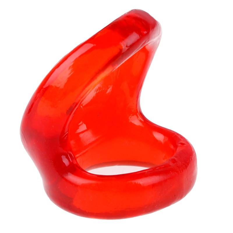 Cock Penis Ring in Black and Red