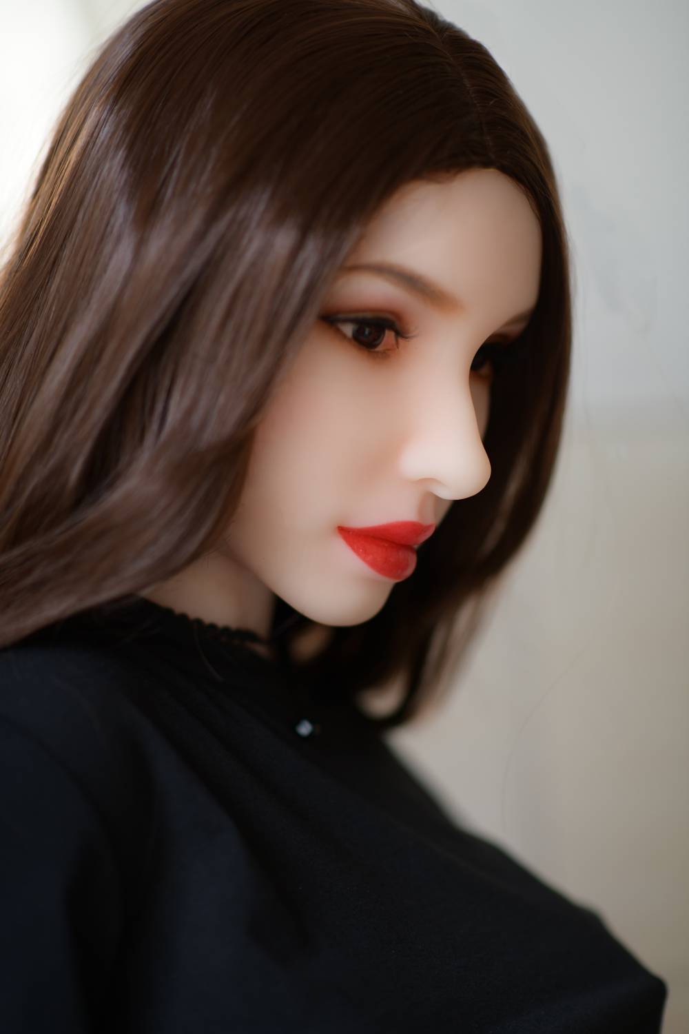 Caucasian Doll Girl with Big Lips