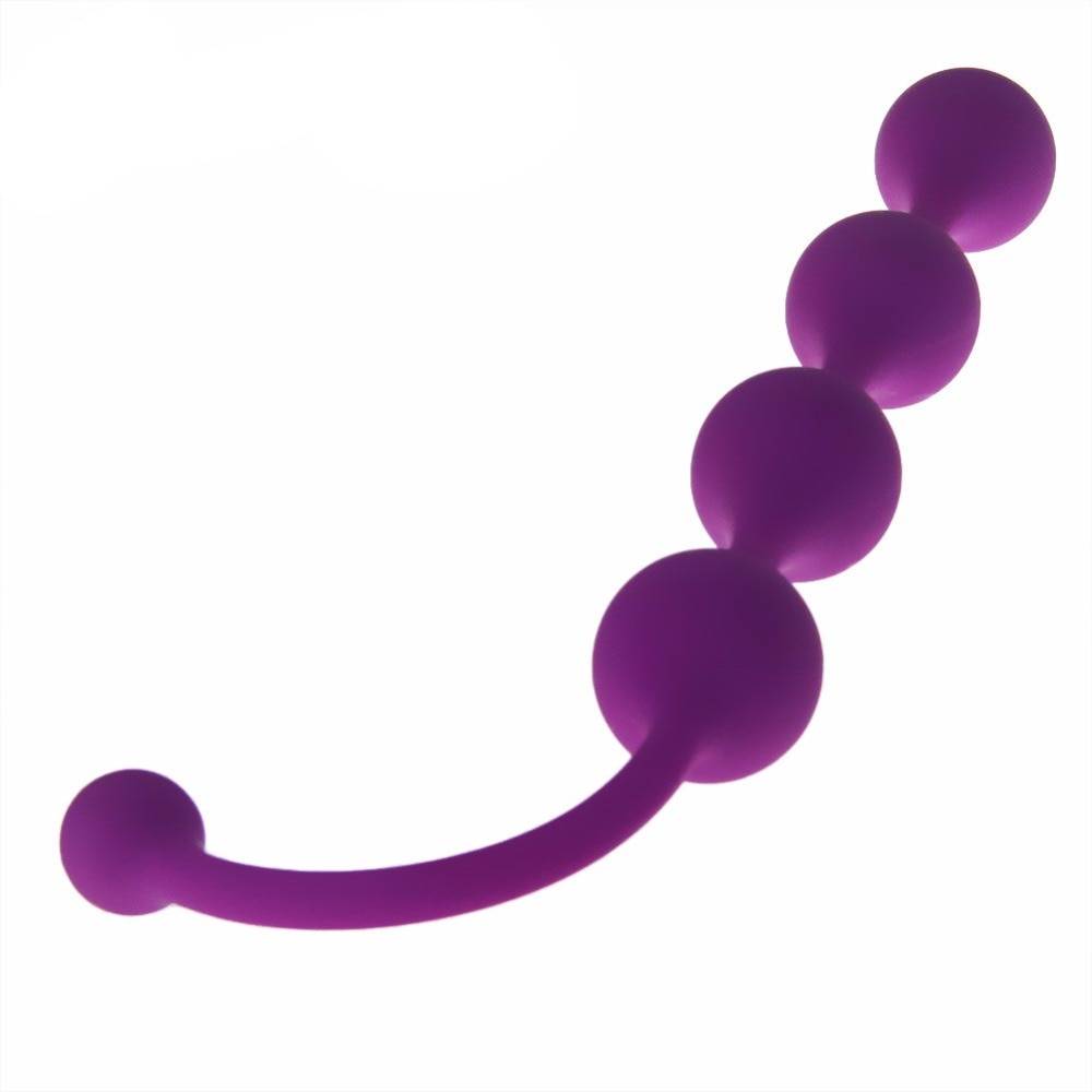 9.5 inch Eco-Friendly Silicone Anal Beads Adult Products cb5feb1b7314637725a2e7: Pink|Purple