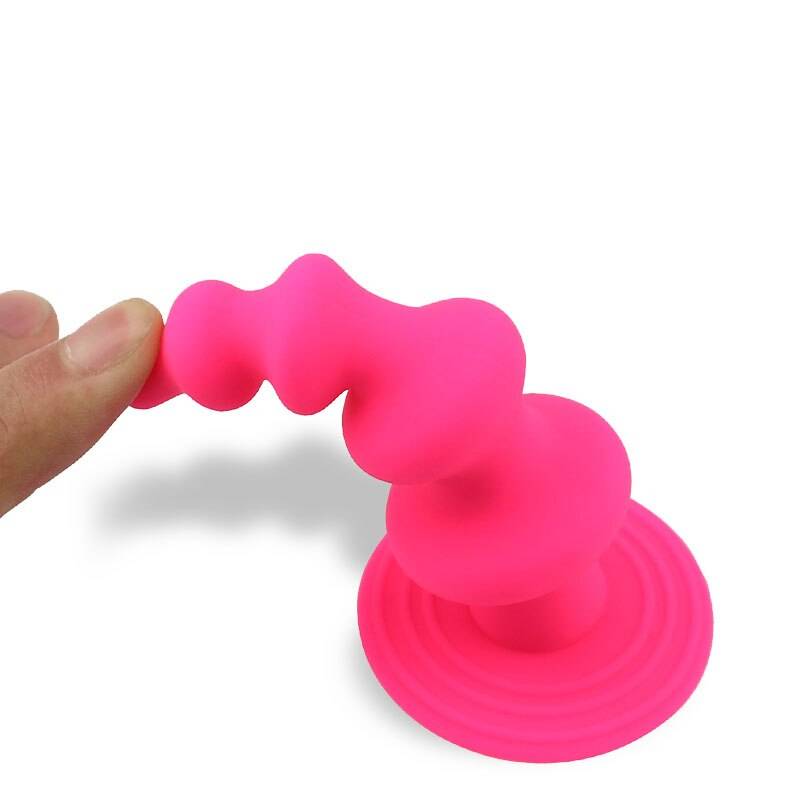 Anal Dildo Plug in Multiple Colors Adult Products cb5feb1b7314637725a2e7: Black|Pink|Purple