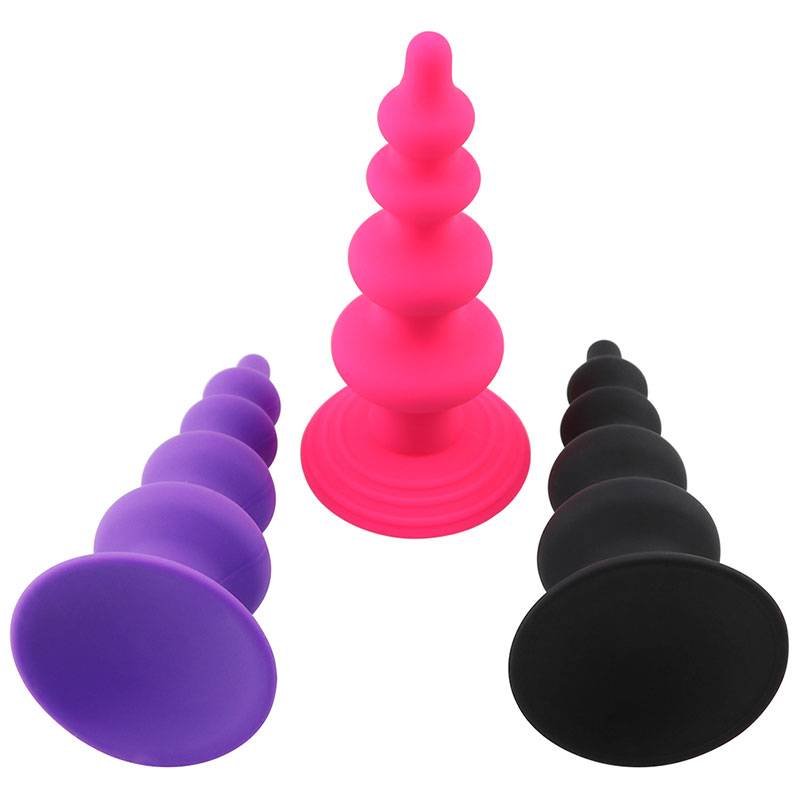 Anal Dildo Plug in Multiple Colors Adult Products cb5feb1b7314637725a2e7: Black|Pink|Purple