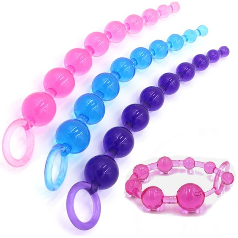 Anal Stimulator Ball Beads Adult Products cb5feb1b7314637725a2e7: Blue|Pink|Purple