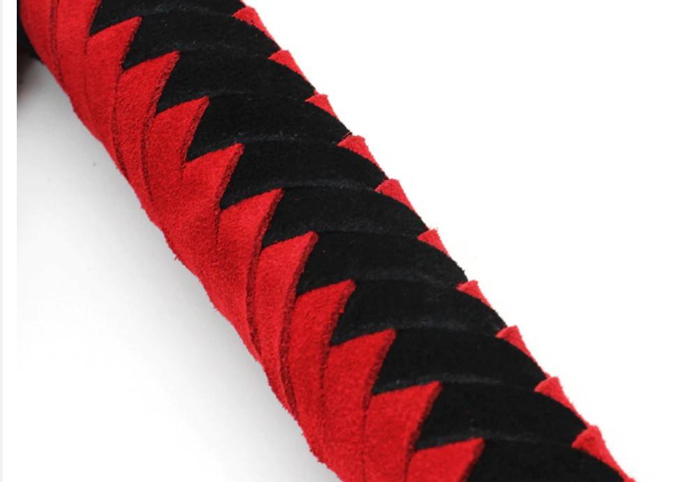 Black and Red Horse Whip