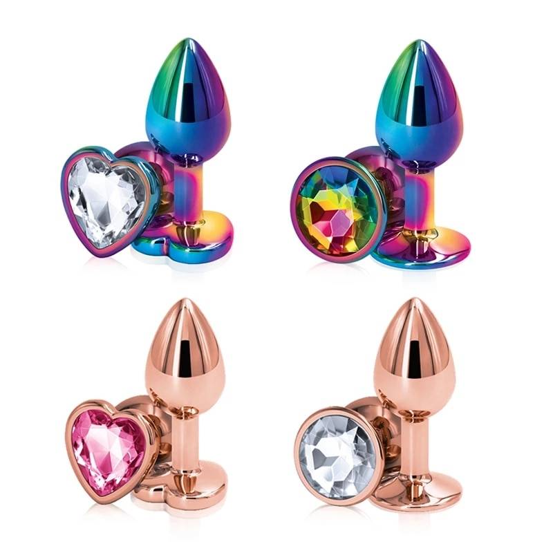 Crystal Metal Butt Plug in Different Sizes