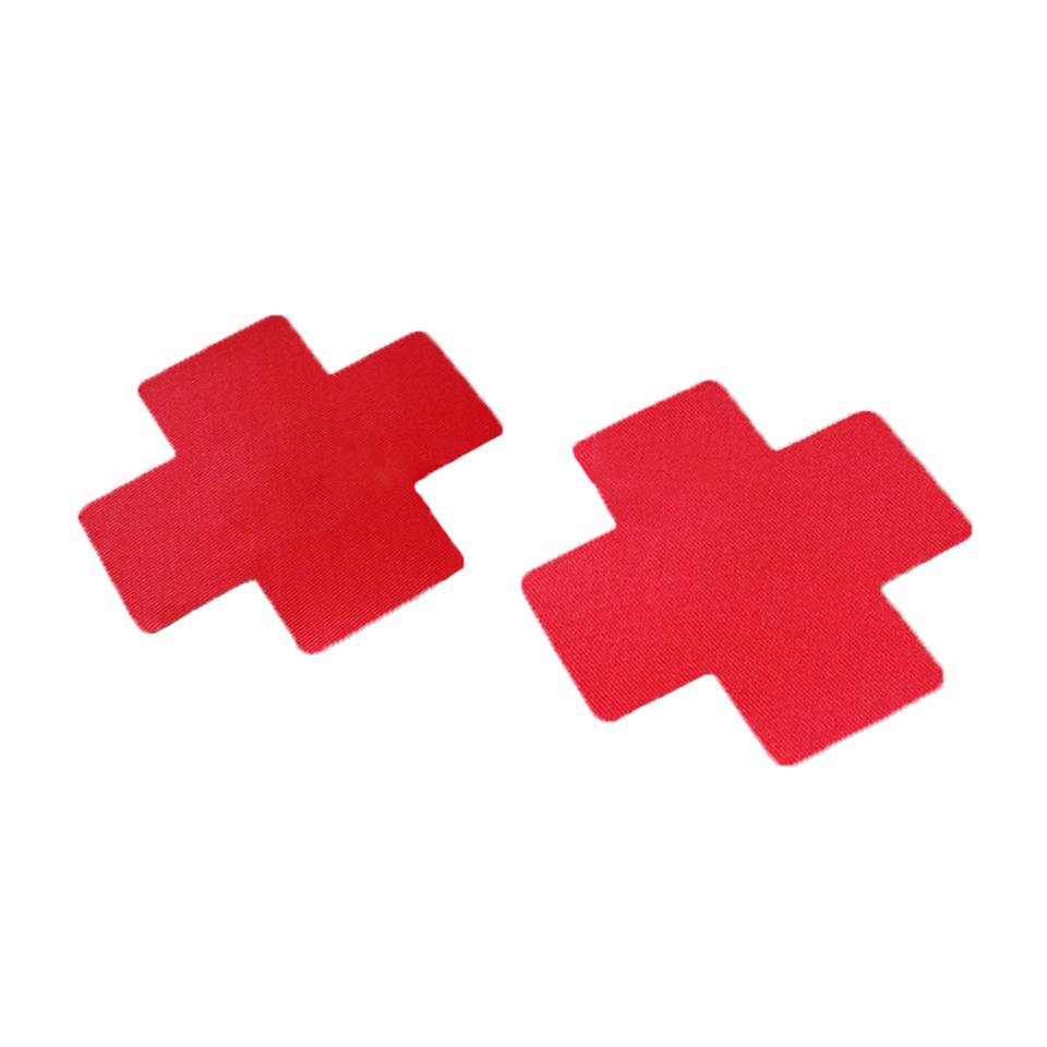 Cute Cross Shaped Disposable Self-Adhesive Nipple Covers Adult Products cb5feb1b7314637725a2e7: Black|Red|Rose