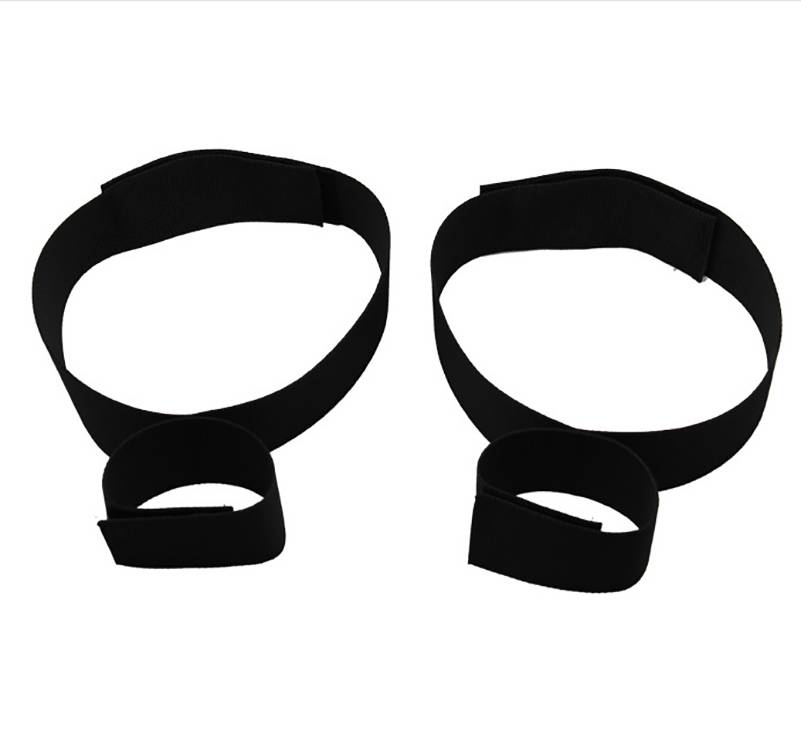 Cute Restrictive Adjustable Nylon BDSM Handcuffs Adult Products Color: Black