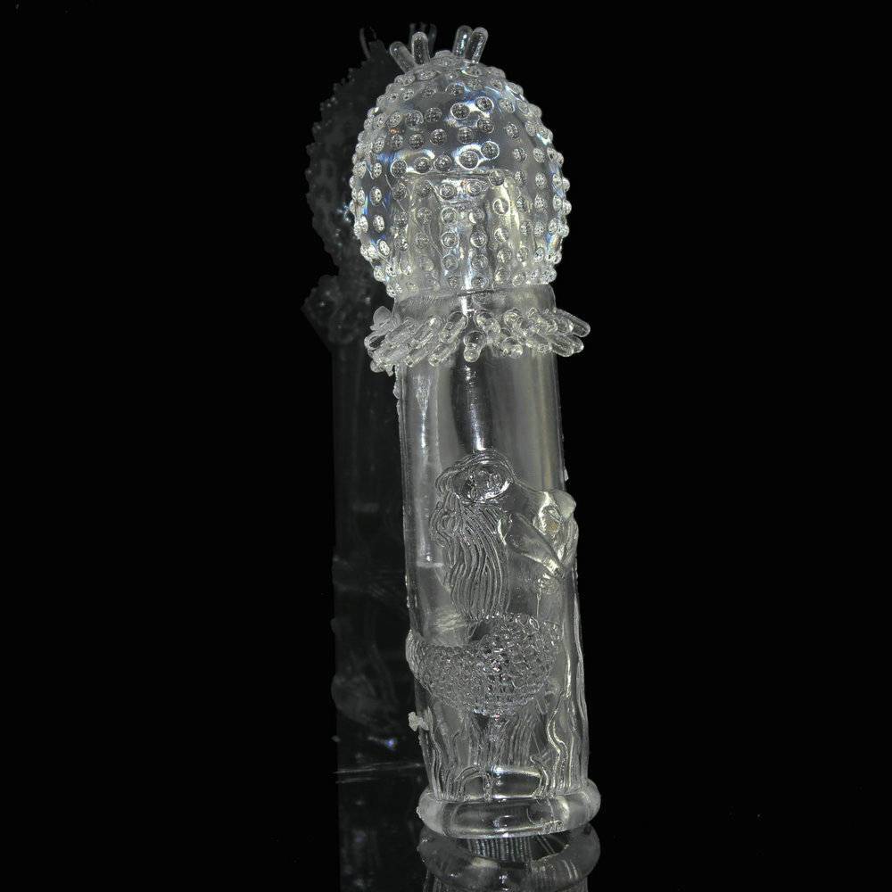 Ergonomic Reusable Transparent Soft Silicone Penis Extension Sleeve Adult Products Item Type: Condoms