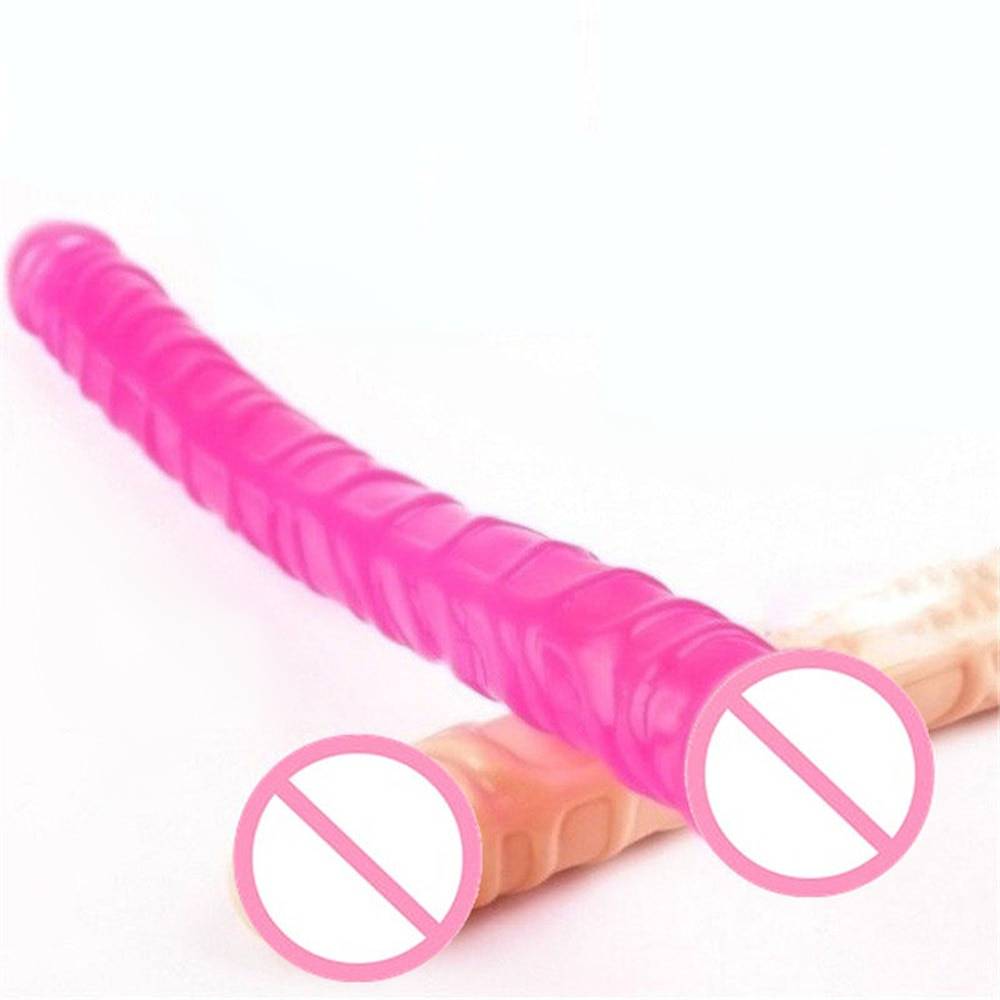Flexible Long Double Dildos Adult Products cb5feb1b7314637725a2e7: Flesh|Pink|Purple