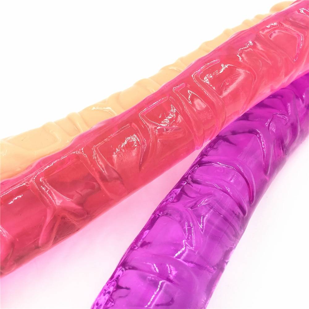 Flexible Long Double Dildos Adult Products cb5feb1b7314637725a2e7: Flesh|Pink|Purple