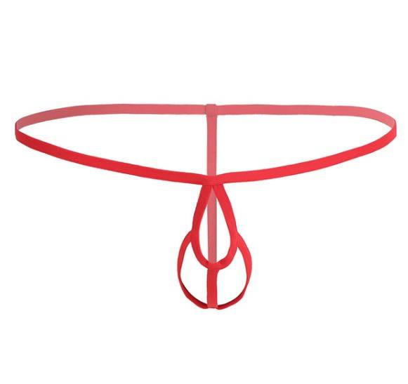 Men’s Strappy Style Penis Ring Panties Adult Products cb5feb1b7314637725a2e7: Black|Red