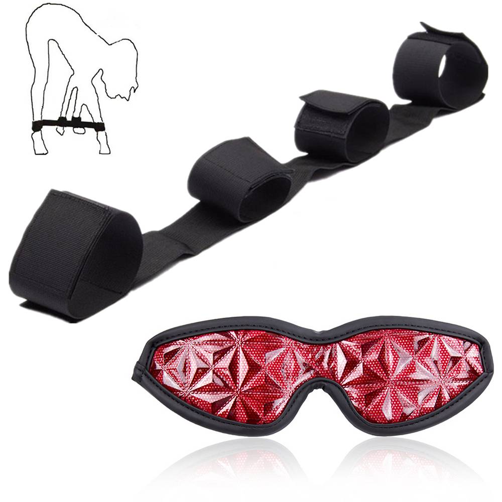 Multifunctional Easy-to-Use Adjustable Nylon BDSM Set Adult Products Item Type: Adult Games