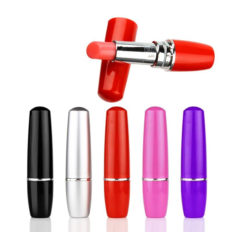 Portable Waterproof Lipstick Design Vibrator Adult Products cb5feb1b7314637725a2e7: Black|Pink|Purple|Red|Silver