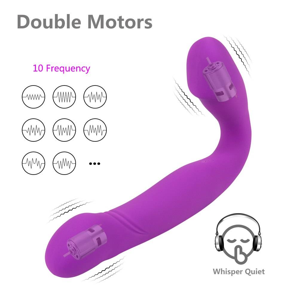 Purple Double Pleasure Strapless Strapon Adult Products a1fa27779242b4902f7ae3: Model A|Model B