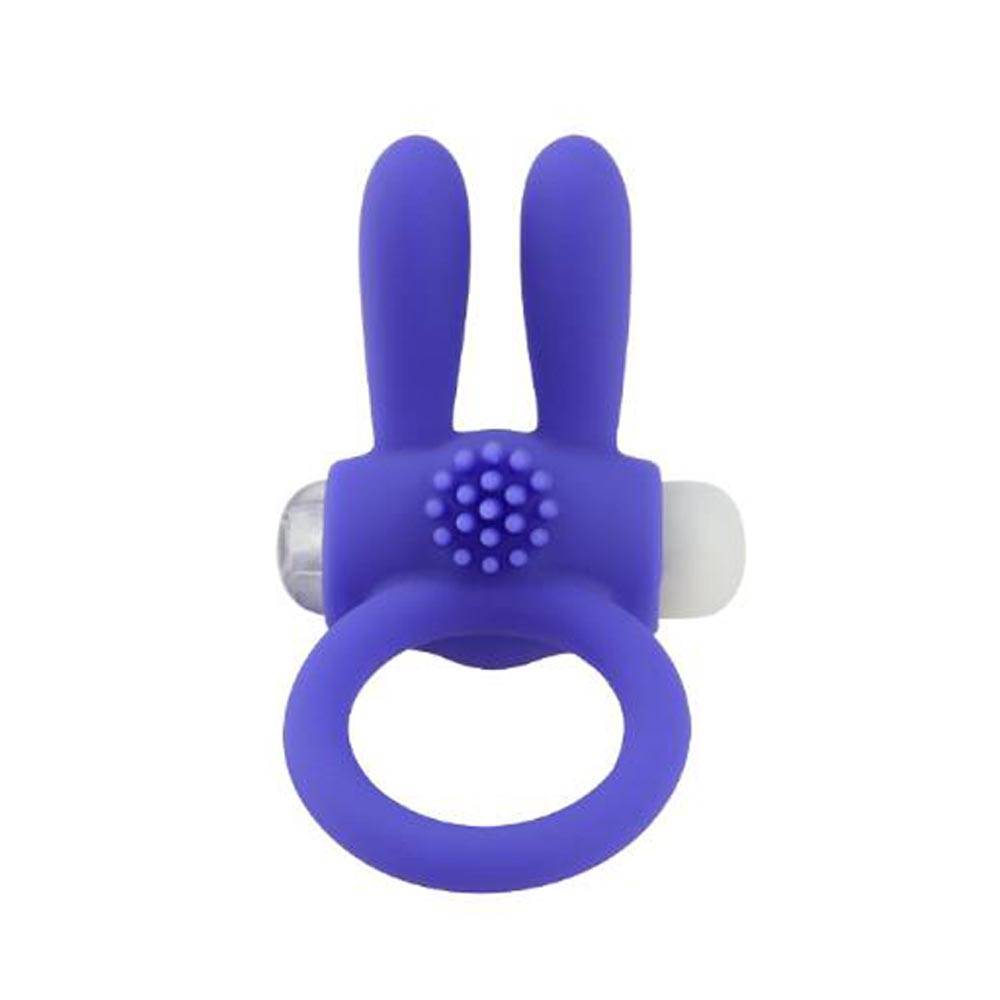 Rabbit Shaped Men’s Vibrating Cock Ring Adult Products cb5feb1b7314637725a2e7: Black|Blue|Pink