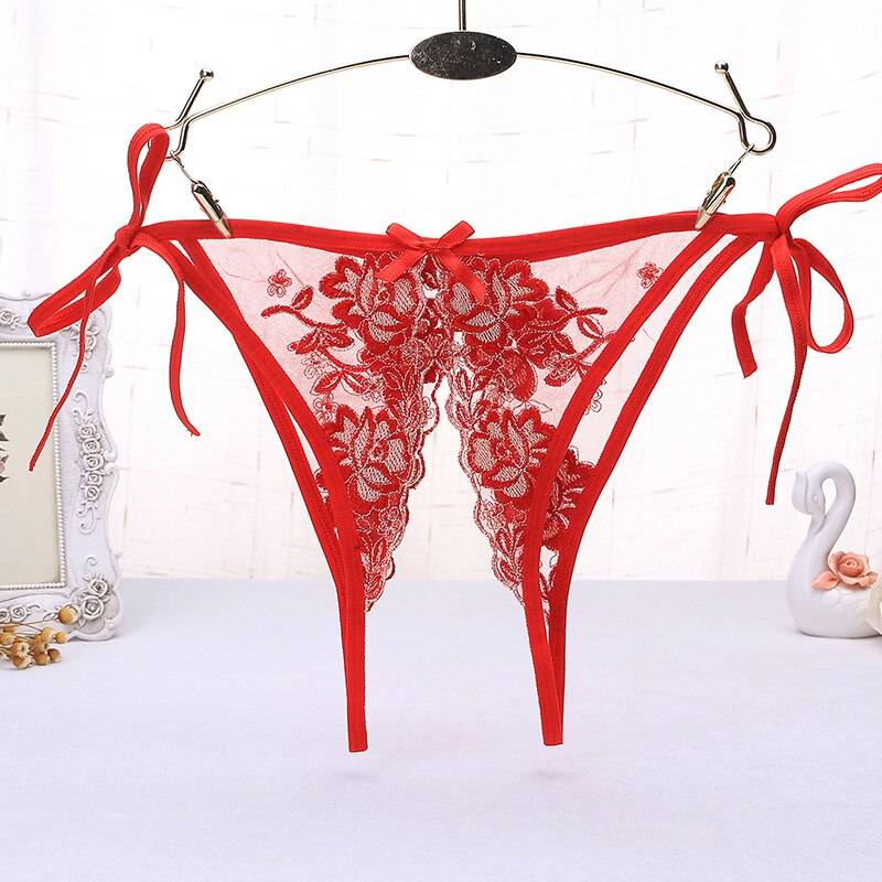 Sexy Transparent Open Crotch Panties Adult Products cb5feb1b7314637725a2e7: Blue|Pink|Red|White