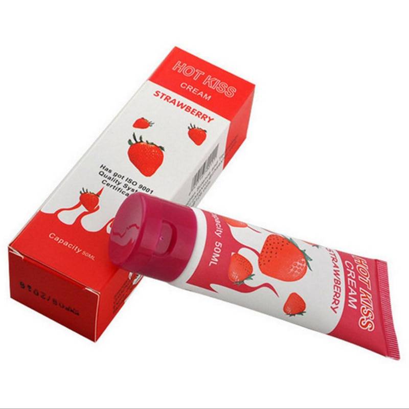 Strawberry Flavored Edible Lubricant Adult Products