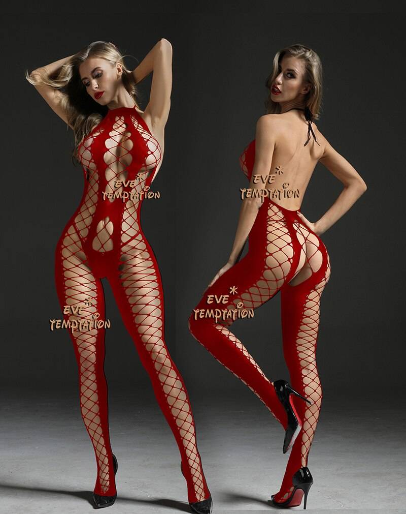 Women’s Net Bodysuit Adult Products cb5feb1b7314637725a2e7: Black|Red|White