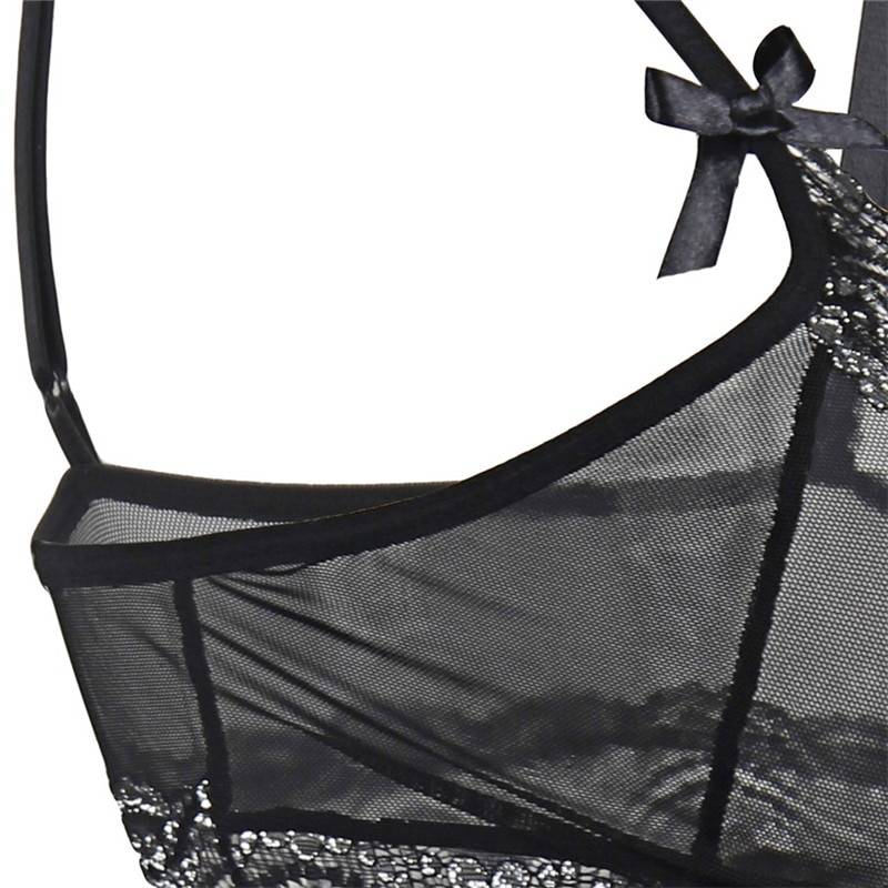 Women’s Nymph Sheer Lace Babydoll Lingerie Adult Products cb5feb1b7314637725a2e7: Black|Purple